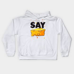 say cheese :D Kids Hoodie